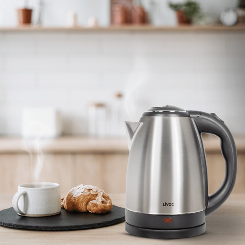 Bouilloire Sans Fil LIVOO DOD207 1.8 L - Inox 3 bouilloire sans fil livoo dod l inox