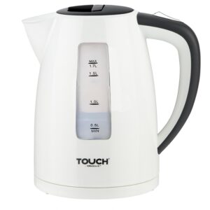 bouilloire sans fil touch w blanc