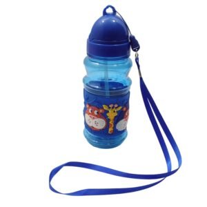 bouteille d eau coloree pour enfants bleu