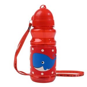 bouteille d eau coloree pour enfants rouge