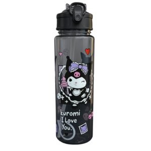 bouteille d eau transparente avec bouchon pratique ml noir