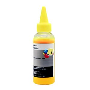 bouteille d encre adaptable brother viva print ml jaune