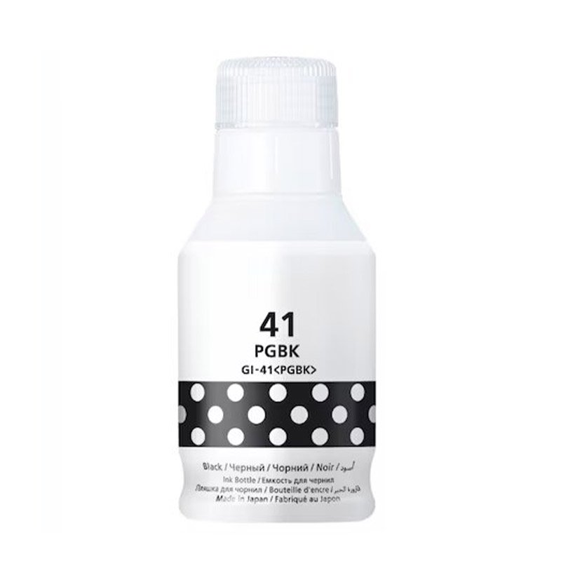 Bouteille D'encre Adaptable CANON GI-41BKA Noir 1 bouteille d encre adaptable canon gi bka noir