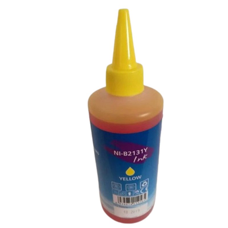 Bouteille D'encre BROTHER Adaptable Yellow B2131YA 1 bouteille d encre brother adaptable yellow bya