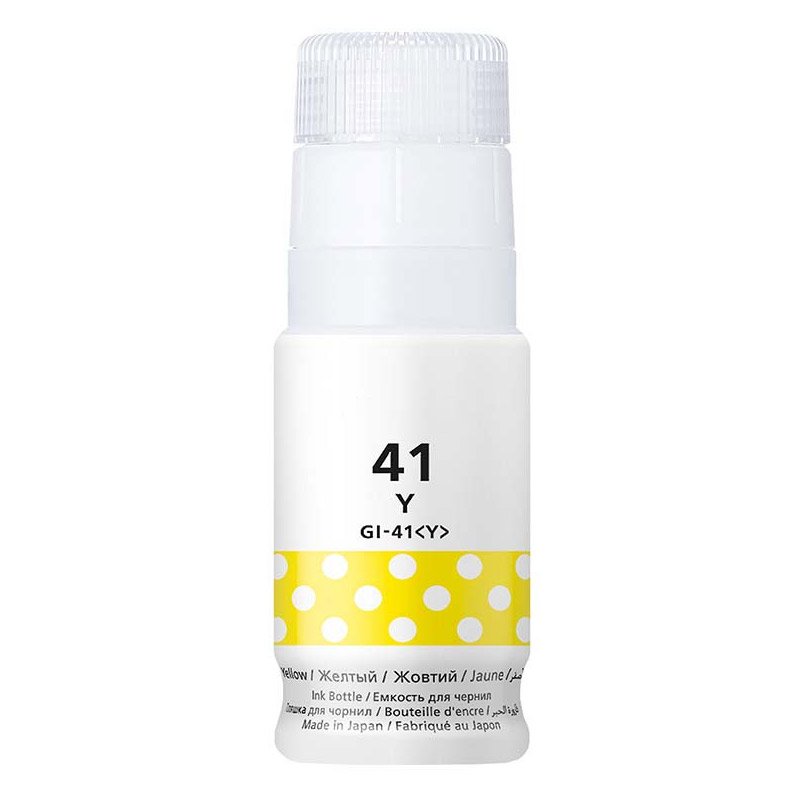 Bouteille D'encre CANON Adaptable GI-41YA Yellow 1 bouteille d encre canon adaptable gi ya yellow