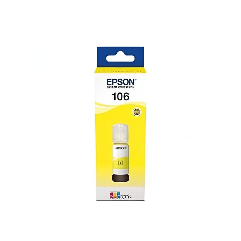 Bouteille d'encre d'origine EPSON ECOTANK 106 jaune 1 bouteille d encre d origine epson ecotank jaune