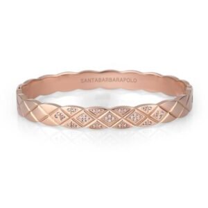 bracelet femme polo santa barbara rose gold sbj