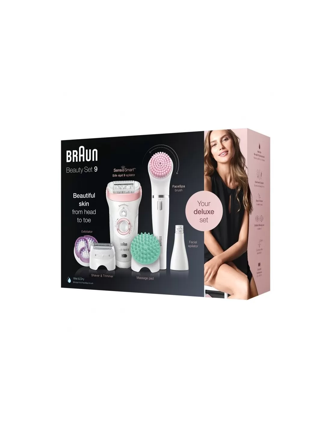 BRAUN SILK-EPIL 9 EPILATEUR ELECTRIQUE SES9/985 3 braun silk epil epilateur electrique ses