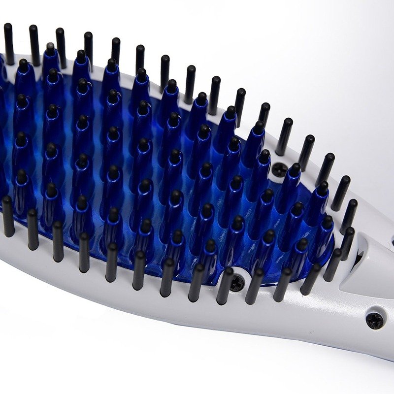 Brosse Séchoir FLORENCE HK449-1 Avec Sérum 50W - Bleu 3 brosse sechoir florence hk avec serum w bleu