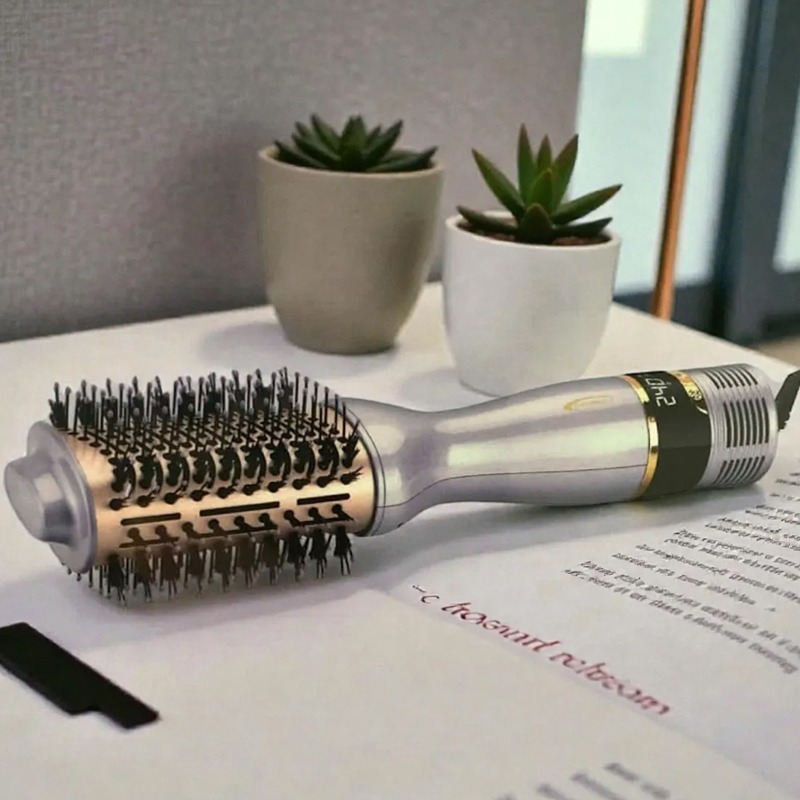 Brosse Soufflante FLORENCE HK449-3 1000W - Violet 4 brosse soufflante florence hk w violet