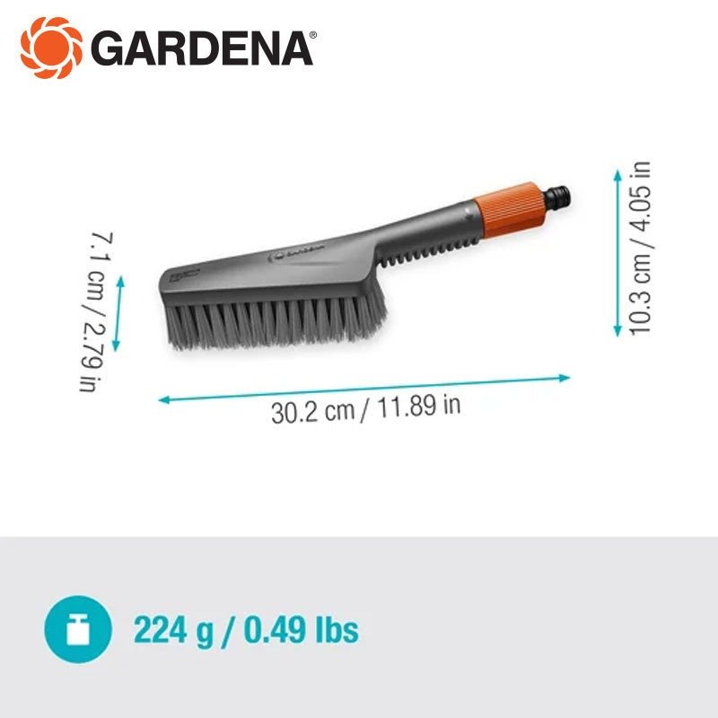 brosse de lavage main gardena s souple cleansystem