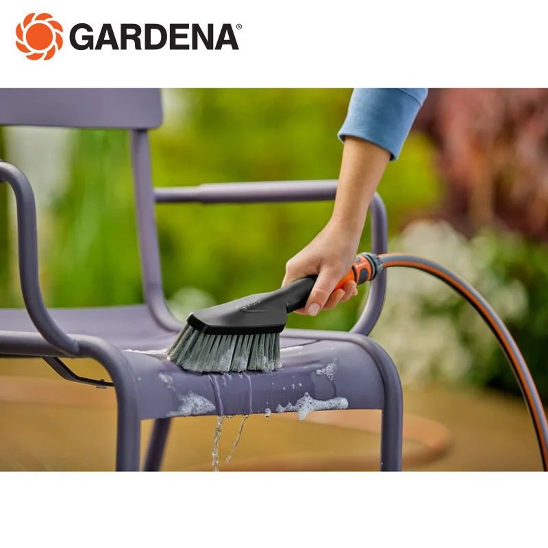 brosse de lavage main gardena s souple cleansystem