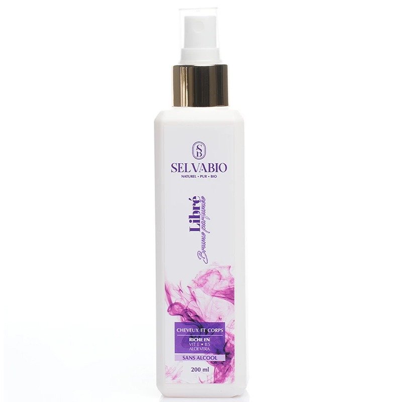 Brume Parfumée SELVABIO Libré Pour Femme - 200ml 1 brume parfumee selvabio libre pour femme ml