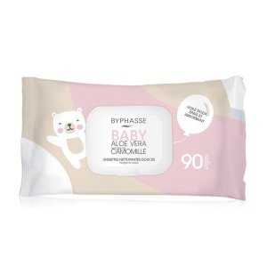 BYPHASSE BABY LINGETTES ALOE VERA EXTRAIT DE CAMOMILLE 90 UNITES 3 byphasse baby lingettes aloe vera extrait de camomille unites