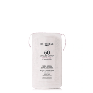 BYPHASSE COTON DEMAQUILLANT DISQUES OVALES 50 UNITES 3 byphasse coton demaquillant disques ovales unites