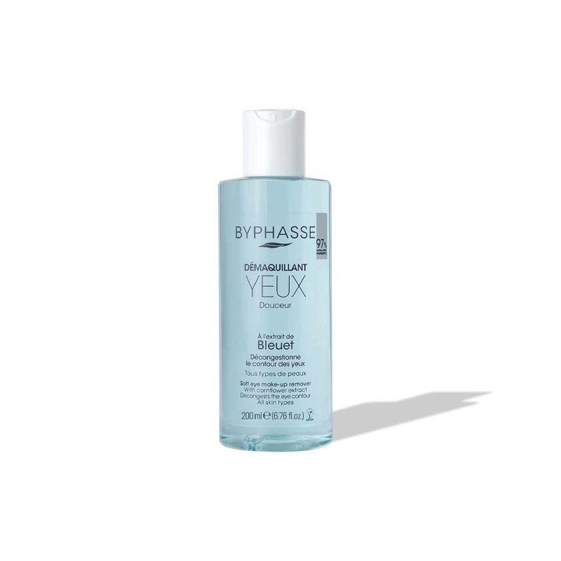 BYPHASSE DEMAQUILLANT YEUX DOUCEUR A L'EXTRAIT DE BLEUET 200ML 1 byphasse demaquillant yeux douceur a l extrait de bleuet ml