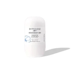 BYPHASSE DEODORANT ROLL ON ANTI TACHES FLEUR DE COTON 50ML 4 byphasse deodorant roll on anti taches fleur de coton ml