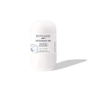 BYPHASSE DEODORANT ROLL ON ANTI TACHES FLEUR DE COTON 50ML 3 byphasse deodorant roll on anti taches fleur de coton ml