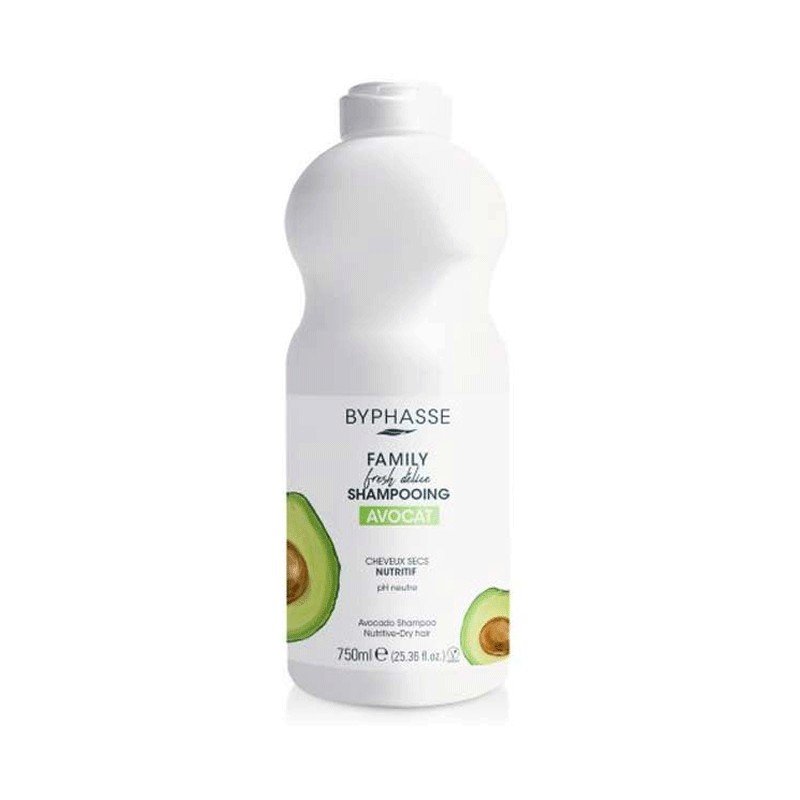 BYPHASSE FAMILY SHAMPOOING AVOCAT CHEVEUX SECS 750ML 1 byphasse family shampooing avocat cheveux secs ml