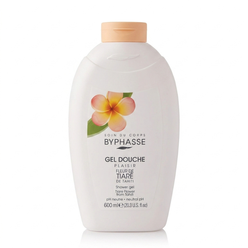 BYPHASSE GEL DE DOUCHE FLEUR DE TIARE DE TAHTI 600ML 1 byphasse gel de douche fleur de tiare de tahti ml