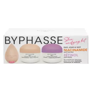 BYPHASSE KIT SKIN UNIFYING CREMES NIACINAMIDE 50ML ET RETINOL 50ML+BEAUTY BLENDER (OFFERT) 3 byphasse kit skin unifying cremes niacinamide et retinolbeauty blender offert