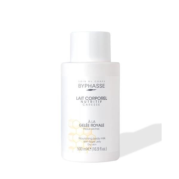 BYPHASSE LAIT CORPOREL NUTRITIF A LA GELEE ROYALE 500ML 1 byphasse lait corporel nutritif