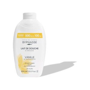 BYPHASSE LAIT DE DOUCHE CARESSE FLEUR DE VANILLE 600ML 3 byphasse lait de douche caresse fleur de vanille ml