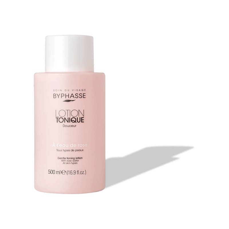 BYPHASSE LOTION TONIQUE A L’EAU DE ROSE 500ML 1 byphasse lotion tonique