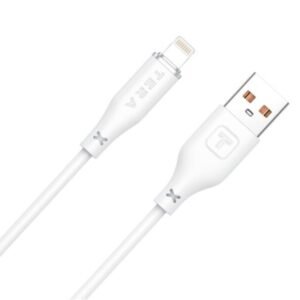 cable de charge en silicone tera type a vers lighting blanc