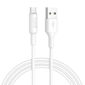 cable de charge hoco x micro usb blanc