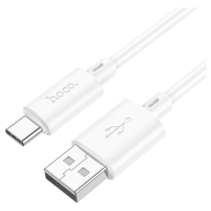 Câble De Charge HOCO X88 USB-A Vers Type-C - Blanc 1 cable de charge hoco x type c blanc