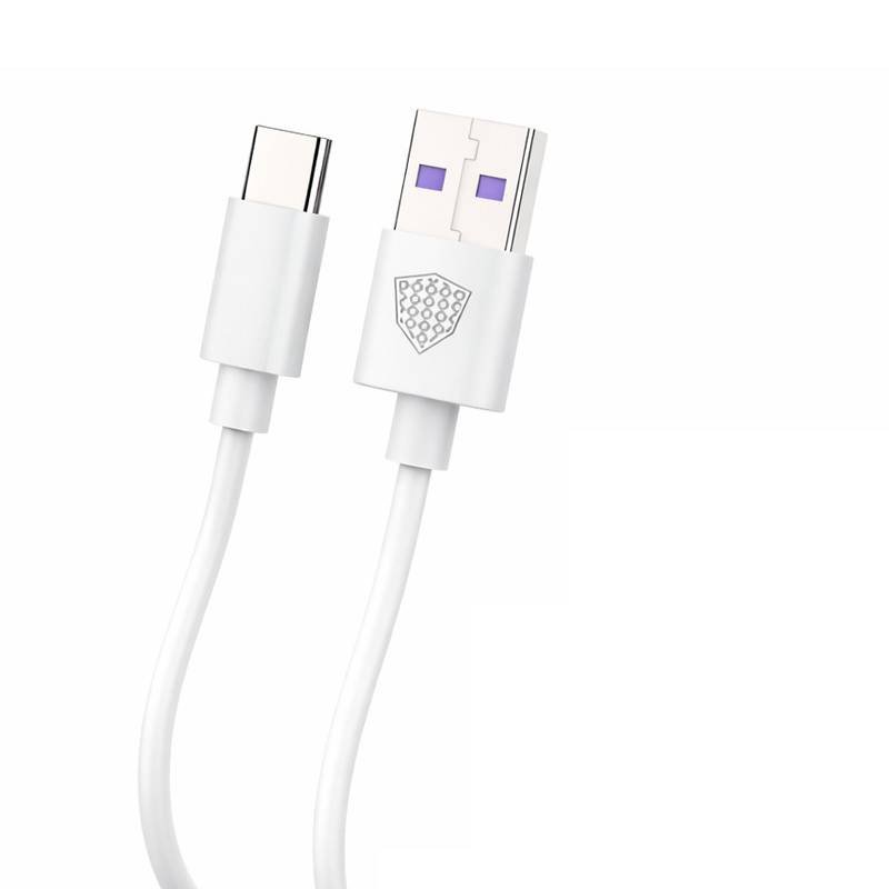 Câble de charge INKAX CB-36 USB vers Type-C 3.1A - Blanc 1 cable de charge inkax cb usb vers type c a blanc s