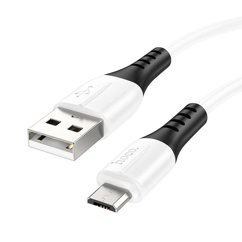 Câble De Charge Rapide HOCO X82 Micro USB - Blanc 2 cable de charge rapide hoco x micro usb blanc