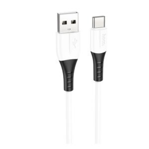 cable de charge rapide hoco x type c blanc