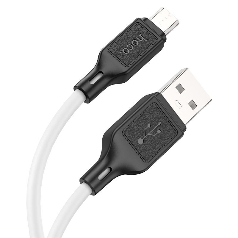 Câble De Charge Rapide HOCO X90 Micro USB - Blanc 2 cable de charge rapide hoco x micro usb blanc