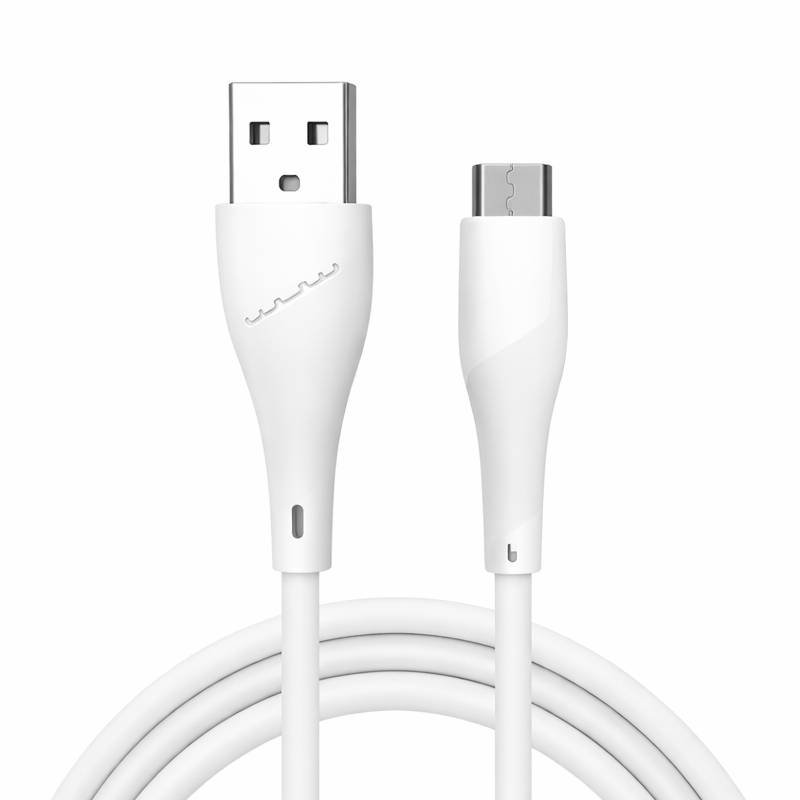 Câble De Charge WUW X204 USB-A Vers Micro USB - Blanc 1 cable de charge wuw x usb a vers micro usb blanc w