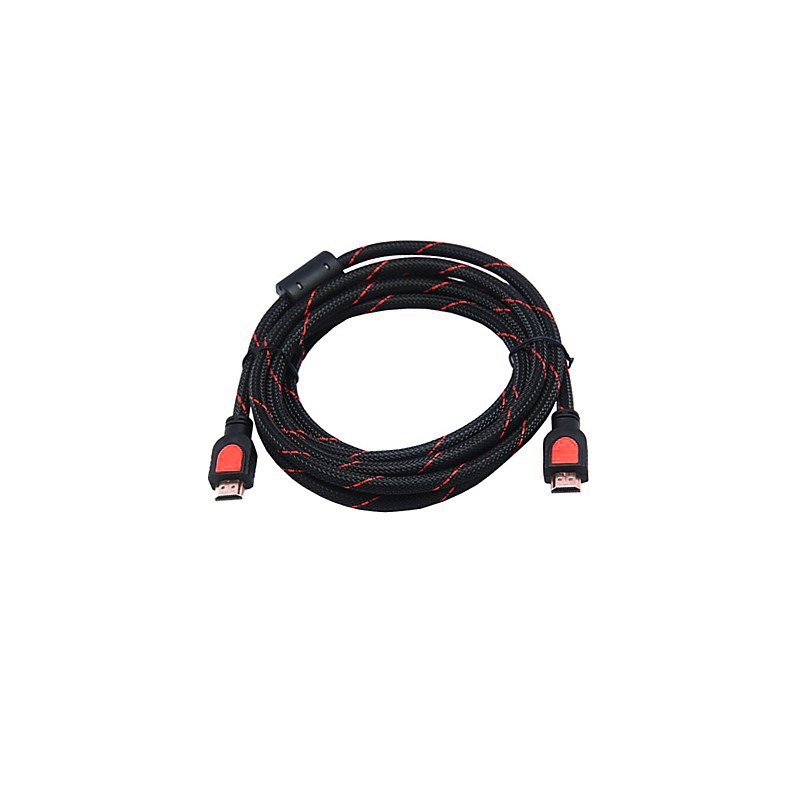 Câble HDMI blindé Mâle vers HDMI Mâle 5 mètre - Noir 2 cable hdmi blinde male vers hdmi male metre noir