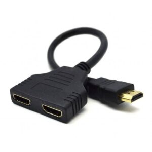 cable hdmi gembird dsp ph passif a double port noir