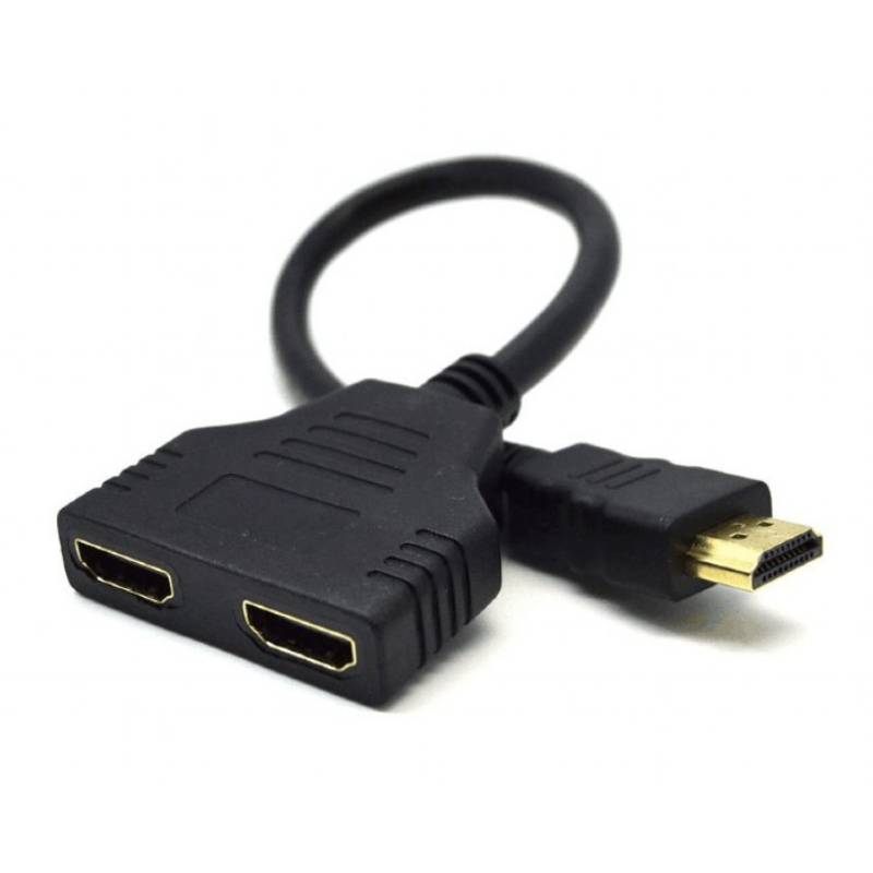 Câble HDMI GEMBIRD DSP-2PH4-04 passif à double port - Noir 1 cable hdmi gembird dsp ph passif a double port noir