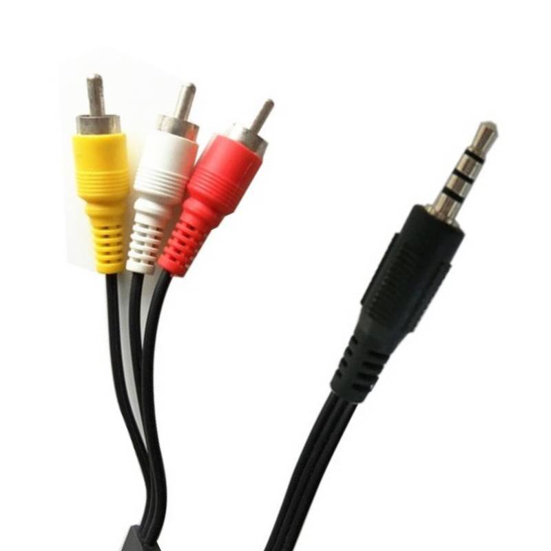 Câble Jack Vers 3 x RCA 1.5 Mètre 1 cable jack vers x rca metre