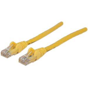 cable reseau intellinet utp cat rj m jaune q