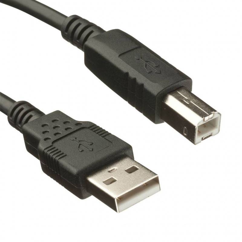 Câble USB Pour Imprimante 1.5m USB2.0 - Noir 2 cable usb pour imprimante m usb noir