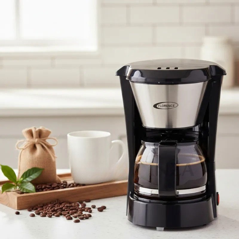 Cafetière Électrique FLORENCE HK-467 650W 0.7Litre - Noir 2 cafeti re lectrique florence hk tasses compacte