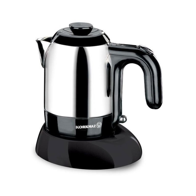 Cafetière Électrique KORKMAZ Mia 400W - Noir&Inox 1 cafeti re lectrique korkmaz mia w noir inox