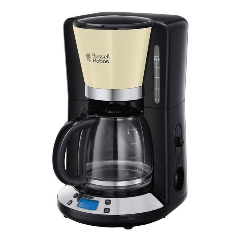 Cafetière Électrique RUSSELL HOBBS Colours Plus 1100W - Crème 1 cafeti re lectrique russell hobbs colours plus w cr me
