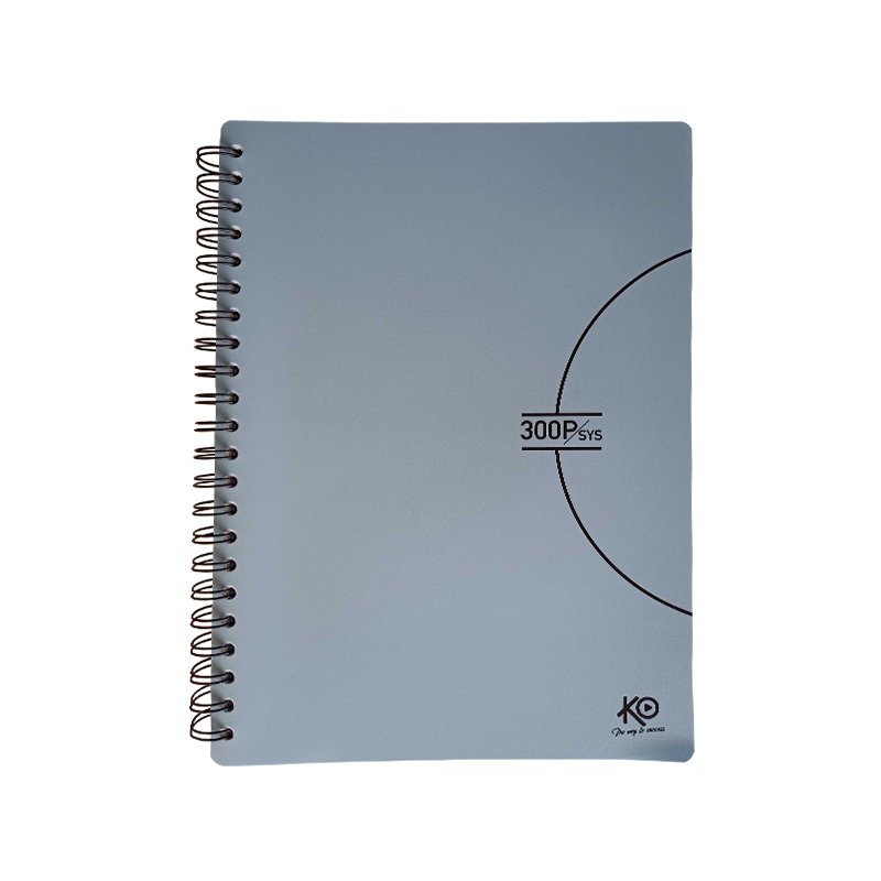 Cahier Wiro KO 300 Pages 80g GF Avec Couverture Plastique Uni Pastel 1 cahier pages bleu