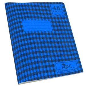 cahier piqu carreaux x pages abc bleu