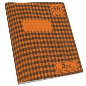cahier piqu carreaux x pages abc ornage