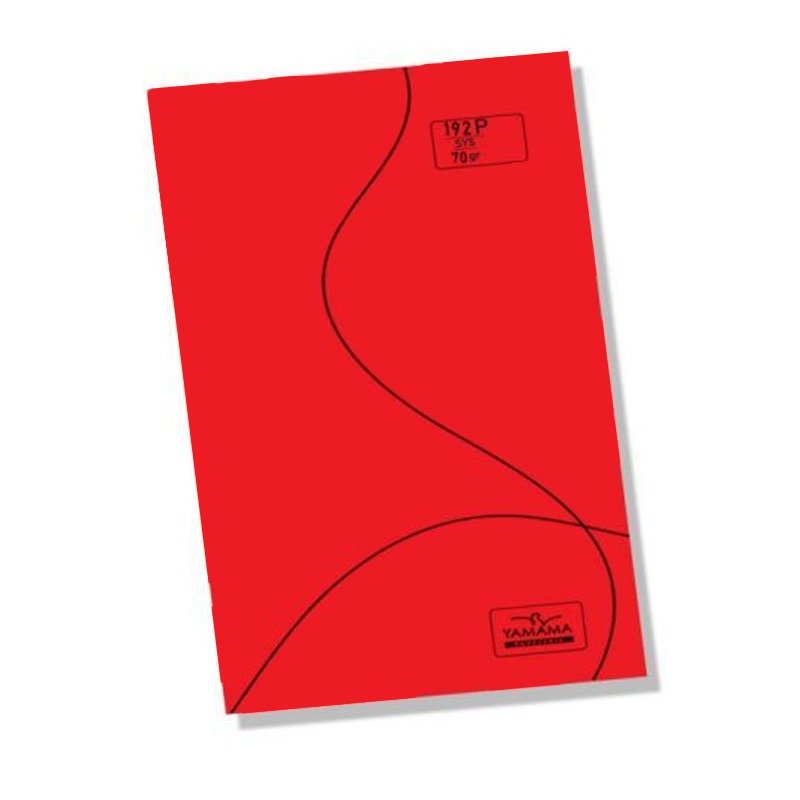 Cahier Piqué YAMAMA BMV 192 Pages UNI SYS 70Gr - Rouge 1 cahier pique yamama bmv pages uni sys gr rouge