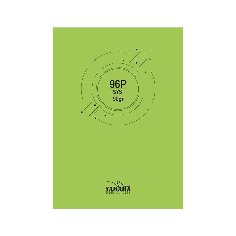 Cahier Piquée YAMAMA 96 Pages UNI SYS BMV 17x22cm 90Gr- Vert 1 cahier piquee yamama pages uni sys bmv xcm gr vert